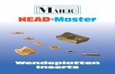 GmbH HEAD-Master · 02 Inhaltsverzeichnis Index ISO-Bezeichnungen Wendeplatten Seite 03 ISO-marking inserts Page 03 Technische Daten Seite 04 - 05 Technical Informations Page 04 -