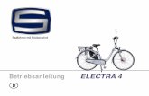 Betriebsanleitung ELECTRA 4 - SFM Bikes Home · Liebe Kundin, lieber Kunde Wir beglückwünschen Sie zum Kauf eines Elektro-Bikes der SFM GmbH. Die SFM GmbH steht seit 1886 für Quali-tät