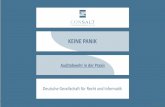 KEINE PANIK - DGRI · Risk assessment Monitoring license contracts Archiving proof of license License registration Internal procurement External procurement Good Receiving Identify