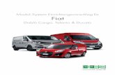 Modul-System Einrichtungsvorschlag für Fiat · Talento 5.2 m3 (L1 H1) Dachträger Bestellnummer: 27012 Im Einrichtungsvorschlag enthalten: • Kugellagerschienen in allen Schubladen