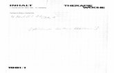 INHALT THERAPIE 1. Januar bis 26. März 1981 31. Jahrgang … · Therapie hypoton-orthostatischer — 2046 nephrotischem Syndrom, Die Anwendung der SDS-PAA-Elektrophorese der Urinproteine