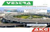 AutoCAD Civil 3D 2018 VESTRA-gerecht installieren - Build 53 · AutoCAD Civil 3D 2018 VESTRA-gerecht installieren Damit VESTRA mit der Plattform AutoCAD Civil 3D 2018 korrekt funktioniert,