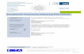 Europäische Technische Zulassung ETA-12/0148 - kew-werke.de · (89/106/EWG) Handelsbezeichnung Trade name Thermoschlagdübel KEW TSDL-V und TSD-V WS Insulation support - metal nail