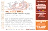 25. JULI 2019 - archeoglas.glasofenexperiment.dearcheoglas.glasofenexperiment.de/downloads/promo/2019/DALHEIM_25-07... · um spricht Frank WIESENBERG zum Thema „EXPERIMENTELLE ARCHÄOLOGIE