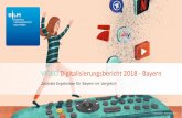 VIDEO Digitalisierungsbericht 2018 - Bayern · Digitalisierungsquote der TV-Haushalte in Bayern liegt zur Jahresmitte bei rund 96 Prozent – und damit auf ähnlichem Niveau wie in
