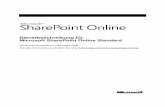 Microsoft SharePoint Online Standard Dienstbeschreibung · Microsoft SharePoint Online Seite 5 Einleitung Microsoft ® SharePoint ® Online ist eine Sammlung von webbasierten Tools