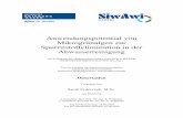 Anwendungspotential von Mikrogrünalgen zur ... · Anwendungspotential von Mikrogrünalgen zur Spurenstoffelimination in der Abwasserreinigung Zur Erlangung des akademischen Grades