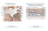 Fu£pflege Wimpern / Brauen Behandlungen Fu£pflege eislistPr e g£¼ltig ab 01.01.2019 e Preislisten