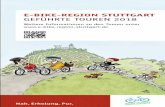 E-BIKE-REGION STUTTGART GEFÜHRTE TOUREN 2018 · Email: info@ezee-elektrorad.de eZee-Elektrorad.de 29. Juli 2018 22. April 2018 2 h 20 km kostenlos 8 h 35 km 39 € (Mittagessen,