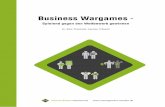 Spielend gegen den Wettbewerb gewinnen · Dabei prüft das Business Wargame auch die Fragestellung, wie die Konkurrenz wahr-scheinlich auf dem Markt agieren und auf Menschen, Terrain