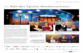 11. Ball des Sports Niedersachsen · Ball des Sports Niedersachsen 03 | 2015 LSB- Magazin 11 (9) Thomas Dyszac k (sj-Vorstand), Wolfgang Behr e ns (K SB P i ) ,M a r odgH vc hp tj