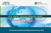 Erfolgsfaktoren für die Errichtung von FTTx- Breitbandnetzen · • Wichtige Voraussetzung: Strukturplanung des künftigen FTTx-Netzes zur genauen Kalkulation der künftigen Baukosten