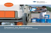 Transport von Gefahrgütern - wingisonline.de · Transport asbesthaltiger Produkte Asbesthaltige Produkte sind Ge-fahrgüter der Klasse 9. Wenn aller-dings während des Transportes