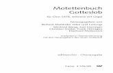 Motettenbuch Gotteslob · Carus 2.170/05 C Motettenbuch Gotteslob editionchor · Chorausgabe für Chor SATB, teilweise mit Orgel herausgegeben von Richard Mailänder (Idee und Leitung)