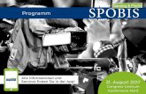 Programm · (Online und Print) über Kongresse und Corporate Events bis hin zur Weiterbildungseinrichtung für die Führungskräfte von morgen, der SPOAC – Sports Business Academy