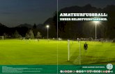 AMATEURFUSSBALL - DFB · ASPEKT 1 Basis des Fußballs: Amateur-fußball im Verein und Verband Fußball ist ein Mannschaftssport – zu erleben als Proﬁ–Fußball (Berufsfußball)