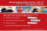 Qualitätsoffensive 2017 · Choice Fragen aus den Bereichen Anatomie, Pathologie, Marketing/Steuer/Recht und praktischen Fragen zum Personal Fitness Training ab. Insgesamt müssen