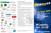 Mit freundlicher Unterstützung Anreise mit ... - ddf.de.com · Save the date! Du hast schon vom 1. Diabetes Kinder- und Jugendkongress 2018, dem #KidsKon, gehört, konntest aber