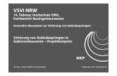 VSVI NRW - th-owl.de · DIN EN ISO 14688-1 bzw. DIN 4023 Labor •Ermittlung weiterer Parameter für die Festlegung bodenmechanischer Kennwerte. Doku •Grafische Darstellung nach