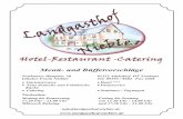 Hotel Restaurant Catering - landgasthof-niebler.de¤ge_ab_Sebt... · Verschiedene Blattsalate mit gebratenem Speck 5,70 € ... Vanilleeis mit heißen Himbeeren 5,40 € Rote Grütze