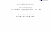 Vollzeit für die Prüfungsordnung Bachelor Psychologie (2018) · Bachelor Psychologie (2018) Prolog Dieses Modulhandbuch gilt für Studierende, die ab dem WS 2018/19 das Studium