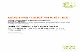 DFB 2018 Goethe-Zertifikat B2 ÜB · însoţite de fişa de răspuns (Citire, Ascultare, Exprimare în Scris), foile examinatorului, împreună cu formularele pentru Exprimare în