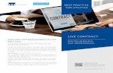Live Contract Online-Vertragsabschluss mit SAP · europaweit vom Know-how und der Erfahrung der DSC GmbH. Als langjähriger SAP Partner mit Recognized Expertise in den Bereichen Utilities