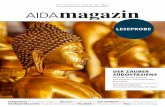 Die schönsten Seiten der Welt AIDAmagazin · nach Bali, dem Yoga-Mekka. Folgen Sie den Pfaden der Aboriginal People in Aus-tralien, besuchen Sie Bangkoks schwim-mende Märkte und