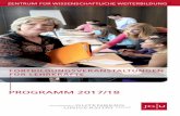 lehrerfortbildung 2017 2018 · 2 Editorial Liebe Lehrerinnen, liebe Lehrer, auch für das Schuljahr 2017/18 hat das Zentrum für wissenschaftliche Weiterbildung (ZWW) der Johannes