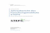 Jahresbericht des Forschungsinstituts STEPS · PDF fileForschungsinstitut STEPS Jahresbericht des Forschungsinstituts STEPS (Juni 2013-Juni 2014) Mit dem vorliegenden Jahresbericht