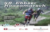 48. Ebbser Koasamarsch - resc. · PDF file3 km 800 m 472 m 500 m 1100 m 1400 m km 5 km 10 km 15 km 20 km 25 km 30 km 33,0 km 2 KOASA-Classic-Run: 33,0 km; 1730 hm KOASA-Classic-Run