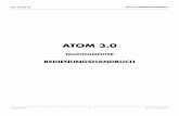ATOM 3.0 Operating Manual DE - 12-5216-r02 · Die Programme im ATOM 3.0 simulieren die Absorption von Stickstoff im Körper anhand eines mathematischen Modells. Dieses Modell ist