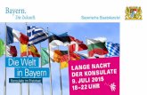 Die Welt in Bayern - Konsulate im Freistaat - radioarabella.de · Grußwort. Unser Land ist ein begehrter Partner. Das zeigt sich an den . vielfältigen Kontakten, die wir mit dem