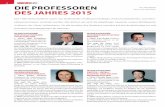8 DIE PROFESSOREN - Universität Hohenheim · ZUM WETTBEWERB Der Titel „Professor des Jahres“ wird an Hochschullehrer vergeben, die als echte Wegbereiter für Karrieren überzeugen.