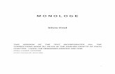 M O N O L O G E - Silvia Kind Cembalo · 1 m o n o l o g e silvia kind this version of the text incorporates all the corrections made by silvia in the earlier drafts of each chapter.