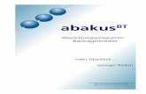 abakus fileein Produkt der highQ Computerlösungen GmbH entwickelt in Zusammenarbeit mit der Sparkasse Freiburg - Nördlicher Breisgau abakusBT Abwicklungsprogramm
