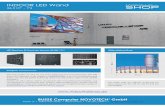 INDOOR LED Wand · INDOOR LED Wand 26,5 m² - P4 BUSSE Computer NOVOTECH GmbH Rebell 15 • 59872 Meschede • Deutschland • +49 (291) 5489-0 • Videowall@novotech.de