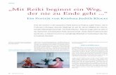 Porträt „Mit Reiki beginnt ein Weg, der nie zu Ende filetionalen Meistergemeinschaft ‚The Reiki Alliance’. Ebenso lange wirkt sie aktiv in der deutschen und weltweiten Reiki-Gemeinschaft.
