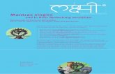 und in ihrer Bedeutung verstehen - sanskrit- · PDF filelakshmi Glück Schönheit Reichtum (Sanskrit) Intensivwochenende für alle, die den Wunsch haben, mehr über die Bedeutung und