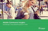 Mobile Commerce Insights · Quelle: Criteo Mobile Commerce Report H1 2016 Weltweite mobile Warenkorbwerte nach Kanälen (Indexed versus Desktop) Mobile Browser App Q2 2016 Q2 2015