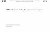 HIT -Batch -Schulungsunterlagen HIT -Batch -Schulungsunterlagen 2014 HIT/ZID -Datenbank im Bayerisches