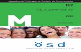 ÖSD Zertifikat B2 M - Nyelvvizsga-központ · Ernährungstipps kostenlos per Telefon I Schweizer Frauen kämpfen für mehr Rechte im Beruf K Wissenschafter warnen: Immer mehr dicke