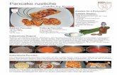 Pancake rustichevincenzino.de/PDF/Pancake rustiche.pdf · Zubereitung Ragout: 500g Rinderhackfleisch 200g Tomatenmark aus der Tube 2 Karotten 1 Stange Staudensellerie Olivenöl 2-3