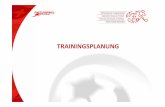 TRAININGSPLANUNG - football.ch · trainingsplanung strukturieren organisieren zielsetzung das niveau der spieler die spielkategorie periode