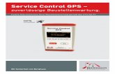 Produktblatt Service Control GPS 190617 · Uhren- und GPS-Modul dient zur präzisen Standortbestim-mung. Der RFID-Leser liest auch die bisher verwendeten Berghaus-Baustellen-Erkennungschips