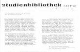 studienbibliothek.chstudienbibliothek.ch/wordpress/wp-content/uploads/Info_1-1987.pdf · bara Peter—Strasser und Heidi Wi tzig. Die Frauen sind seit den letz ten Jahr— hundert