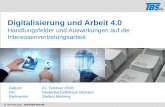 Digitalisierung und Arbeit 4 - dgb-bildungswerk-nrw.de · © TBS-NRW 2018  3 Industrie 4.0 –Verständnis des Begriffs in Deutschland ©