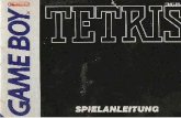 Tetris - gameboyland.de · TETRIS ist ein neuartiges Denksportspiel aus der Sowjetunion. Die Spielregeln Sind einfach: Blöcke in sieben möglichen Formen fallen nacheinander auf