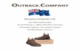 Inh. Manfred Brandes - outback.company · OUTBACK.C OMPANY E.K. Inh. Manfred Brandes Am Wolfsberg 9 · 28865 Lilienthal / Germany Tel 04298 / 939025 · Fax 04298 / 939026 info@outback.company