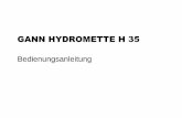 GANN HYDROMETTE H 35 - promob-trading.ro fileGeräte-Meßbereich Der Meßbereich erstreckt sich bei der Hydromette H 35 von 4 - 30 % Holzfeuchte. Beträgt die gemessene Holzfeuchte